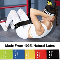 Élastique extensible Yoga entraînement Gym Fitness bandes Latex boucle exercice bandes de résistance pour la physiothérapie fitness musculation