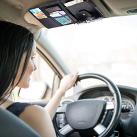Accessoires intérieurs automobiles : Pochette de rangement décorative pour pare-soleil de voiture et camion 2026