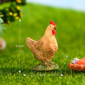 Decoración <span class=keywords><strong>de</strong></span> Micropaisaje <span class=keywords><strong>de</strong></span> Musgo con Gallo <span class=keywords><strong>y</strong></span> Gallina <span class=keywords><strong>de</strong></span> Simulación Weij, Artículos Decorativos DIY, Mini Suculentas <span class=keywords><strong>de</strong></span> <span class=keywords><strong>Dibujos</strong></span> <span class=keywords><strong>Animados</strong></span> para Paisajismo - Product Image 6