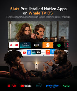 Mini-<span class=keywords><strong>projecteur</strong></span> LED LCD OEM/ODM 170 ANSI avec correction trapézoïdale automatique haut/bas, manuelle gauche/droite, courte focale, Android 13, portable - Product Image 5