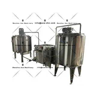 牛乳加工ライン自動500L 1000L 5000L H牛乳加工ライン