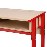 Table et banc d'école pour élèves doubles, bureau et chaise de classe