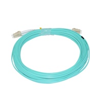 Cordon de raccordement à fibre optique, connecteur LC/UPC-LC/UPC OM3 fibre duplex multimode 3.0 LSZH 10M-15M