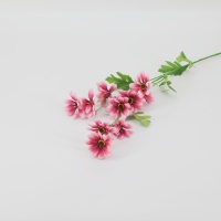 Fleur artificielle marguerite jaune à longue tige de 80 cm, fausse marguerite pour la décoration de la maison, de l'hôtel, de la table de mariage, branche de fleur artificielle