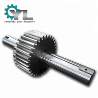 Équipement minier OEM, machine de carrière de pierres, arbre d'entraînement 34CrMo4