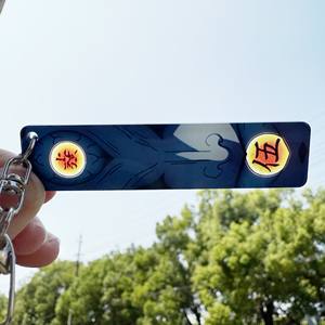 Ciondolo con Striscia Oculare di Demon Slayer, Portachiavi in Acrilico Anime con Mio <span class=keywords><strong>Moglie</strong></span>, Zenitsu, Juro, Kanroji - Product Image 5