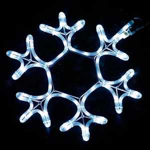 Luci Decorative a LED IP65 da Esterno con Motivo Natalizio a Fiocco di Neve Invernale 2D e Angelo per Addobbi Stradali per Diwali Pasqua e Matrimoni - Product Image 2