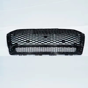 OEM Custom Glossy Black Honeycomb <b>Mesh</b> ABS New High Quality Audi A4L B9 2017-2019 RS4 Style Front <b>Grille</b> Frame US Stock PNB - Product Image 4