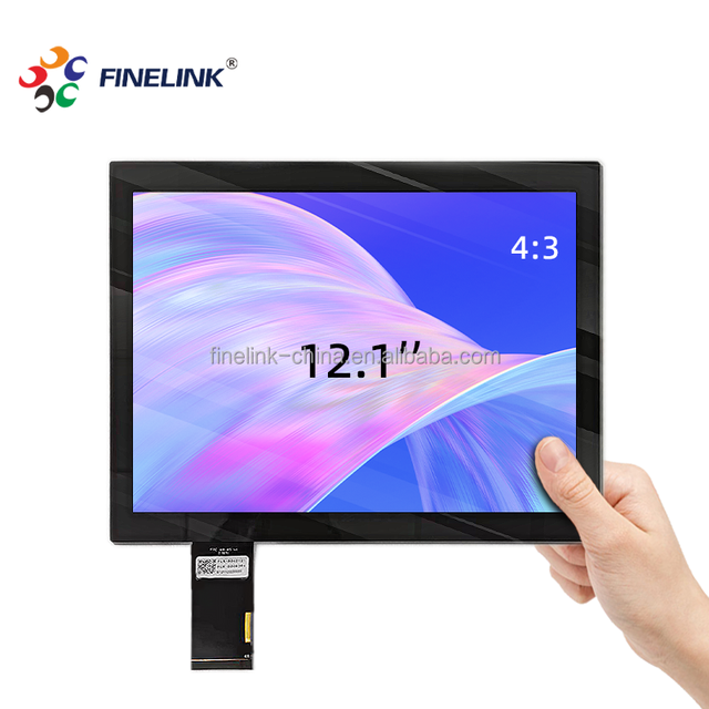 Industrial 12.1" HMI PCAP Glass+glass Structure Customized Available USB/I2C Multi Touch Screen Panel