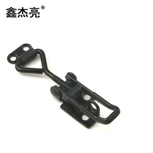 Loquet de porte en fer noir Xin Jieliang 4001 à dégagement rapide avec trou de serrure pour placard de rangement - Product Image 3