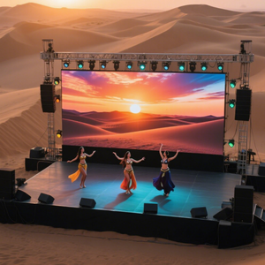 Indoor Outdoor Full Color LED Screen P2.6 P2.9 P3.91 Novastar Controller Concert Wedding Stage Backdrop LED Video Panel - Product Image 1