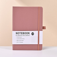 LISI Großhandel Anpassbares Mini A6/A5 PU Hardcover Notizbuch 100 Blatt Fadenheftung Werbegeschenk Journal mit Logo
