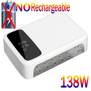 Plug in Led Nail <b>Lamp</b> UV 138W Not <b>Rechargeable</b> Professional Gel Nail Dryer Nail Polish Curling <b>Lamp</b> for All Gel Nail Polish - Product Image 2