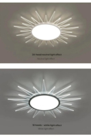 Lustre de plafond moderne en acrylique LED JYLIGHTING pour chambre à coucher, éclairage intérieur de luxe avec alimentation secteur