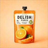 Sachet Doypack Personnalisé pour Jus de Fruits, Récipient Anti-fuite en Plastique avec Bec Verseur pour Jus et Liquides