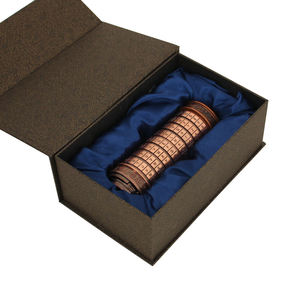 Ornements en métal 16CM Ornements créatifs <span class=keywords><strong>de</strong></span> style rétro Serrure à combinaison à 8 chiffres Serrure à cylindre à <span class=keywords><strong>code</strong></span> <span class=keywords><strong>Vinci</strong></span> Emballage cadeau - Product Image 2