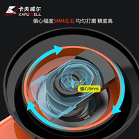 Lijadora Orbital Neumática KAFUWELL AS3717 de Alta Calidad Industrial con Motor de Engranajes, 12000 RPM, Velocidad Variable, Gancho