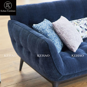 Divano Moderno Stile Mid-century in Camoscio con Braccioli, Comodo per Soggiorno, Camera da Letto, Appartamento <span class=keywords><strong>e</strong></span> Ufficio, 3 Posti - Product Image 3