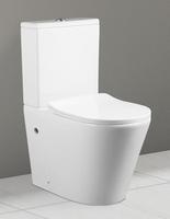 Articles sanitaires modernes à bas prix Cuvette de toilette en céramique deux pièces noire mate au sol Wc de salle de bains Toilette noire