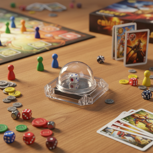 Lanceur <span class=keywords><strong>de</strong></span> dés sans frustration pour les jeux <span class=keywords><strong>de</strong></span> société avec un lancer facile et un nettoyage rapide - Product Image 2