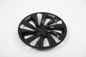 Cache-roue <span class=keywords><strong>Tesla</strong></span> Model Y 19 pouces noir mat en spirale, en ABS, élégant, protection et efficacité aérodynamique - Product Image 5