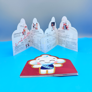 Affiche A4 personnalisée à trois volets, style <span class=keywords><strong>accordéon</strong></span>, en carton offset, impression numérique pour brochure, carte, best-seller - Product Image 6