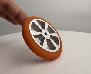 Bánh xe robot Xe thông minh Bánh xe chịu tải Hợp kim nhôm Cao su Polyurethane Lốp DIY Robot thi đấu Bánh xe - Product Image 5