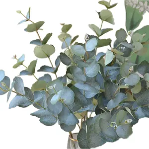 Branches <span class=keywords><strong>de</strong></span> feuilles d'eucalyptus pour les arrangements floraux DIY <span class=keywords><strong>de</strong></span> mariage et d'événements à domicile, plantes vertes artificielles, verdure pour votre jour spécial - Product Image 1