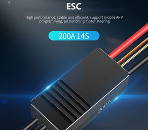 Controlador de Velocidad ESC de Alta Tensión de Plástico de 200A 5-14s, Programación por Aplicación Móvil, Función de Registro de Datos, Drones de Ala Fija - Product Image 3