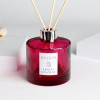 Diffuseur de luxe Bouteille en verre vide 100ml 150ml 200ml Rond Reed Diffuseur Aroma Bouteille en verre