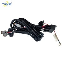Kit de Cableado Profesional de Alta Resistencia con Portafusibles Impermeable e Interruptor para Cable de Alimentación de Iluminación Automotriz