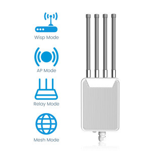 Dual 2.4GHz 5GHz Waterproof WiFi 6 AX1800 Long <b>Range</b> Wireless Outdoor Router HW1800M HW1800M Waterproof WiFi 6 AX1800 Router HW1 - Product Image 3