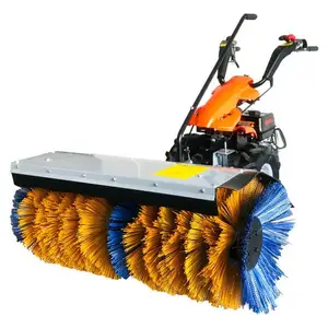 multifunctional sidewalk mini snow sweeper tractor snow blower machines