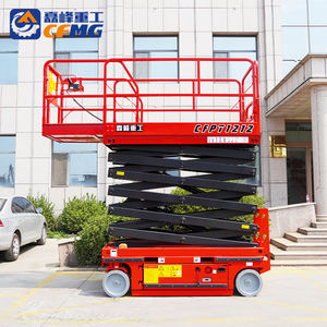 Plate-forme élévatrice à ciseaux automotrice électrique d'équipement d'accès de 12m pour la <span class=keywords><strong>location</strong></span> - Product Image 4