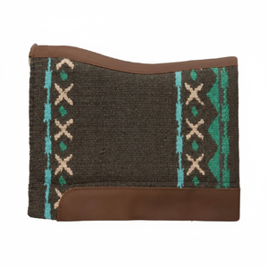 Western Horse Woolen Handloom Tissé Western Show Pad Laine Ensemble de vente en gros Tapis de selle Équestre Western Jumping pour cheval - Product Image 1