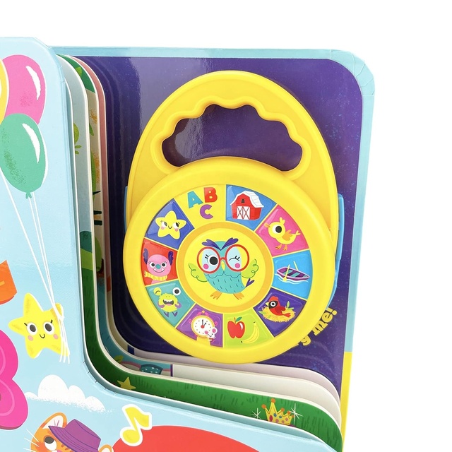 Custom Made Hardcover Sound Book Press Buttons for Multiple Sounds Paperboard Pages OEM Manufacturer Direct