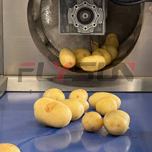 Ligne de production de chips de pommes de terre et de patates douces de qualité alimentaire pour la lavage, la découpe et la friteuse, destinée à la production en masse de chips croustillantes. - Product Image 3