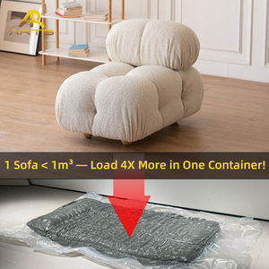 Divani Componibili Modulari a <span class=keywords><strong>L</strong></span> <span class=keywords><strong>di</strong></span> Fabbrica, Divano Moderno Sottovuoto Compresso in Velluto, Set <span class=keywords><strong>di</strong></span> Divani <span class=keywords><strong>di</strong></span> Lusso ad Angolo per Soggiorno - Product Image 2