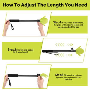 Calzador Magnético de Plástico para Montar en la Pared, Calzador Largo para Hombres, Mujeres, Niños y Ancianos, Ayuda para Calzarse Zapatos - Product Image 4