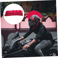 Achetez des perruques Mohawk pour casque punk, des patchs skinhead, des postiches pour moto, cyclisme, scooters, polo, ski, snowboard, accessoires de costume cosplay