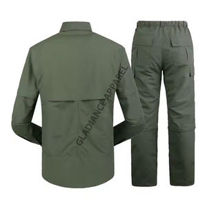 Detachable Unisex Outdoor Work Clothing Set Waterproof Breathable Safety Protective Mechanical Work <b>Suit</b> <b>Button</b> Pullover Style - Product Image 3