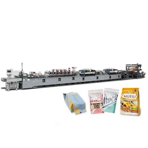 CW-600ZF + SZ Chine bon fournisseur scellage central café thé emballage pochette 4 face soudage sac faisant la machine