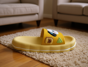 Pantofole gialle da donna con disegni animati, suola imbottita in EVA, per tutte le stagioni, da indossare in casa, taglia 24-35 - Product Image 2