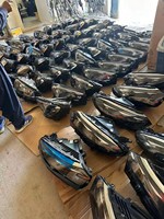 1117 para BMW Serie 5 F10/F18, Conjunto de Faros Delanteros Mejorados, Lentes de Proyector Láser Estilo Fang, Luces LED de Circulación Diurna de 12V