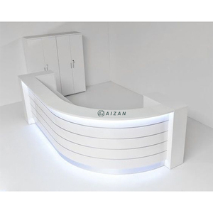 Quầy lễ tân quầy lễ tân quầy lễ tân vòng tròn quầy lễ tân văn phòng Thẩm mỹ viện hiện đại quầy lễ tân văn phòng - Product Image 5