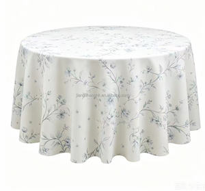 Nappe en coton et polyester faite à la main, prix d'usine de gros, simple, pour hôtel, banquet, mariage, extérieur, écologique, durable, haute qualité - Product Image 1