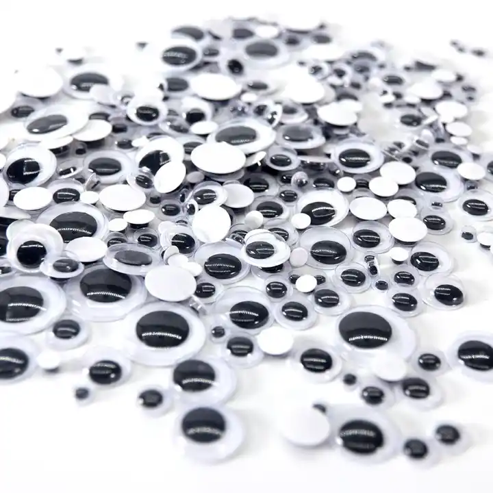 High Quality Handcraft Diy Craft Doll Self-Adhesive Wiggle Googly Eyes Toy  Plastic Safety Moving Eyes For Kids - Buy High Quality Handcraft Diy Craft  Doll Self-Adhesive Wiggle Googly Eyes Toy Plastic Safety
