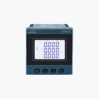 EASTSONG ES96Y-I3 Compteur de panneau triphasé 5A 1A Ampèremètre LED 96x96mm DI DO Classe 0.5 RS485 Modbus RTU IP65 CE