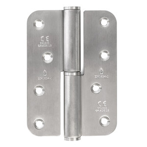 Cerniera in acciaio inox con bordo arrotondato 120-86-3 lato destro - Product Image 1