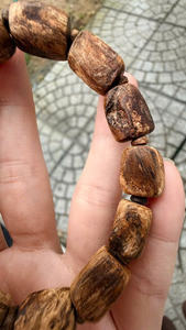 Pulsera de Cuentas de Madera Ecológica, Cuentas Redondas de Madera Natural, Pulsera Elástica Unisex, Joyería Budista para Meditación y Oración - Product Image 2